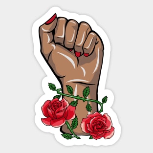 Feminism Fist! Sticker